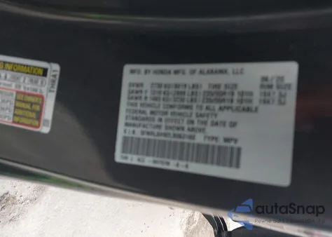 2020 Honda Odyssey Elite из США, поврежденный, VIN 5FNRL6H92LB063160